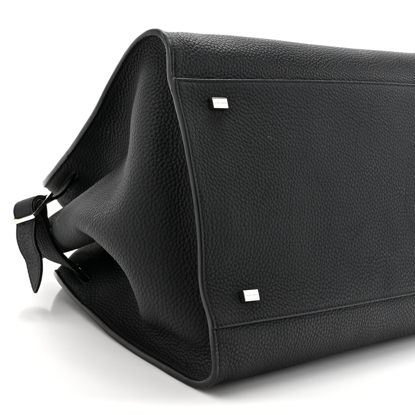 Matte Grained Calfskin Soft Margaux 15 Black