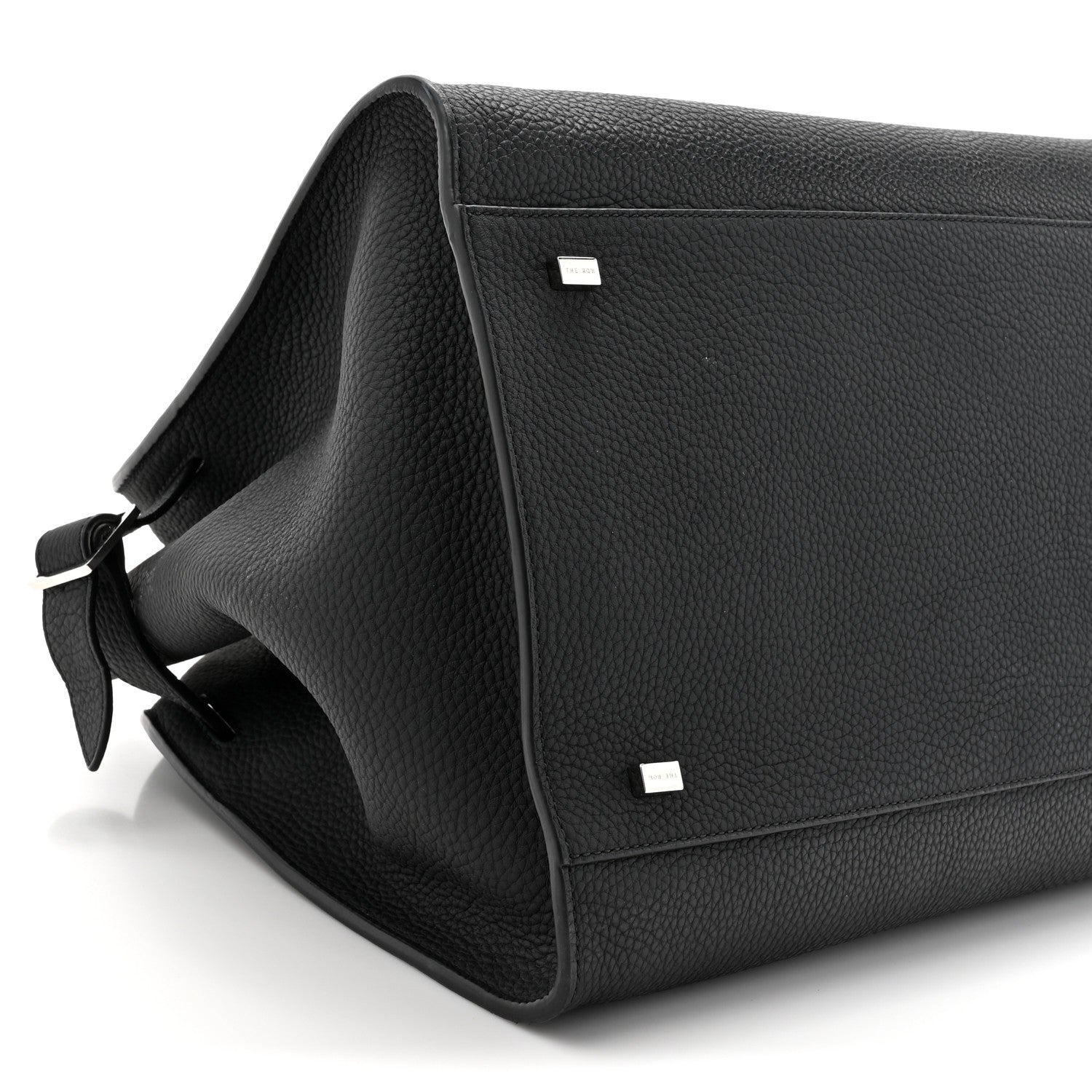 The Row Matte Grained Calfskin Soft Margaux 15 Black 9 of 12