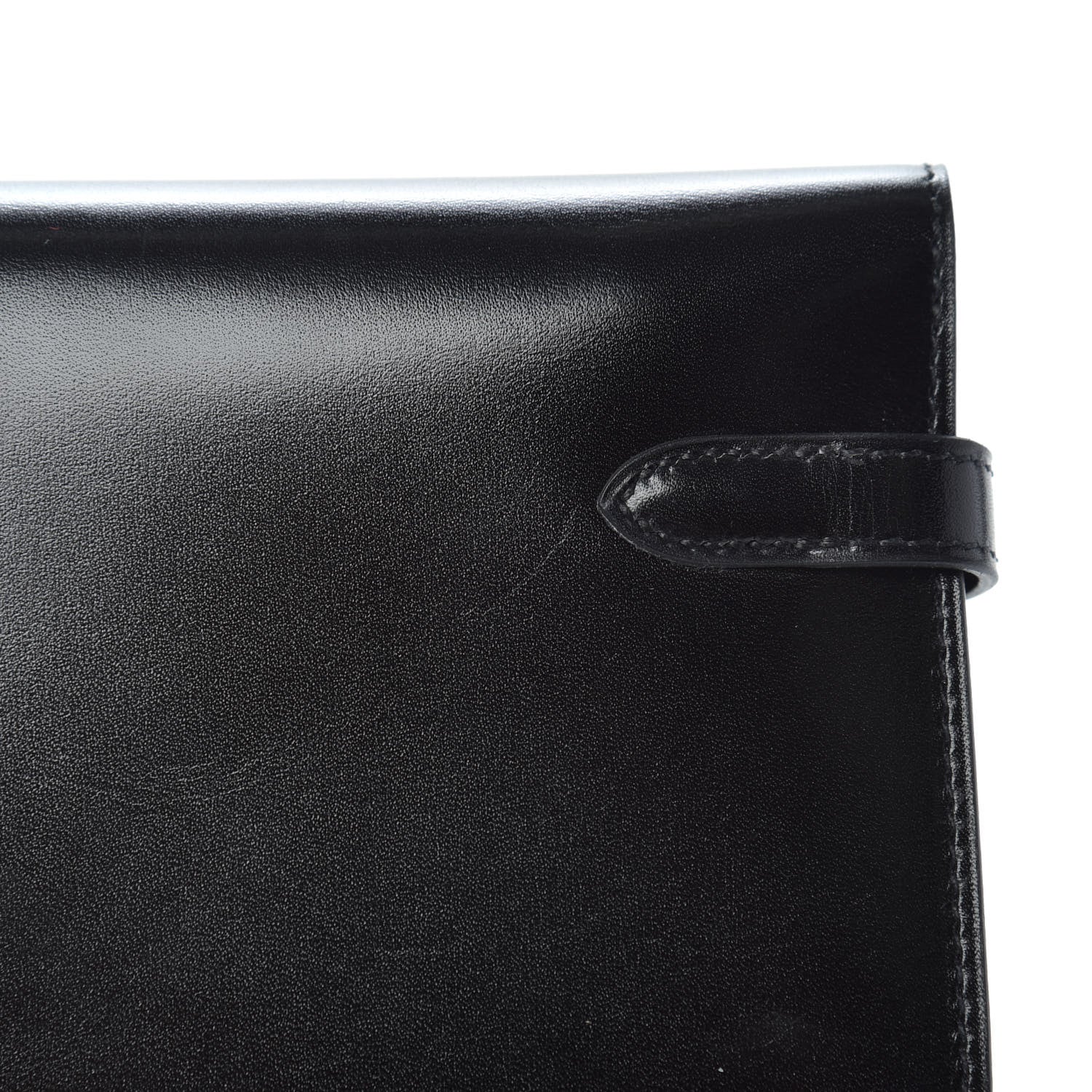 Hermes Box Kelly Longue Wallet Black 9 of 10