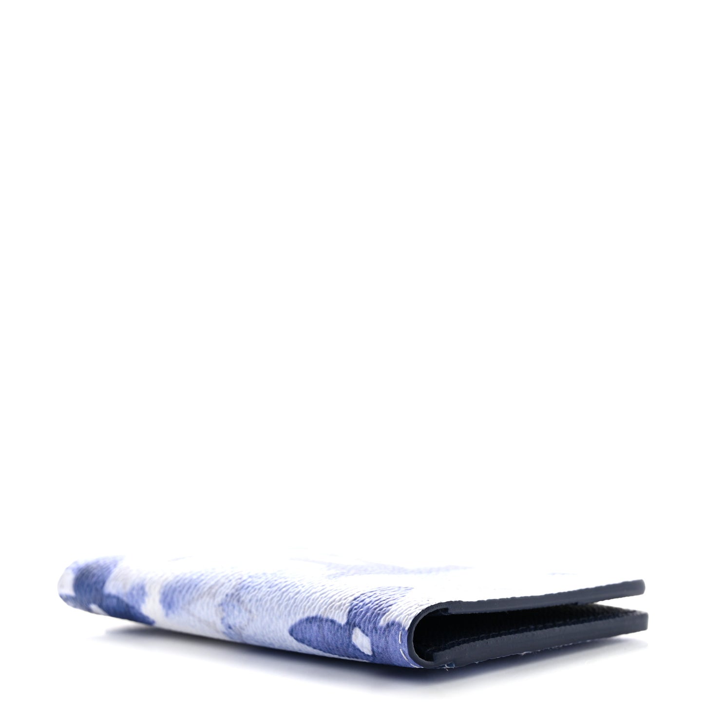 Monogram Watercolor Pocket Organizer Blue