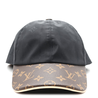 Louis Vuitton Polyester Silk Monogram LV Get Ready Cap L Black 3 of 9