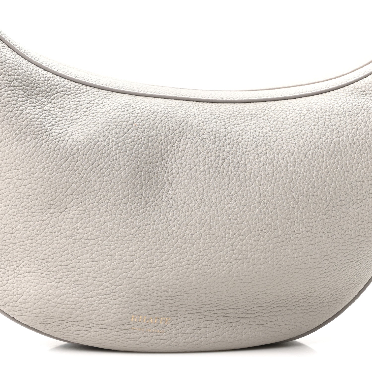 Khaite Pebbled Calfskin Augustina Small Crossbody Light Grey 7 of 10