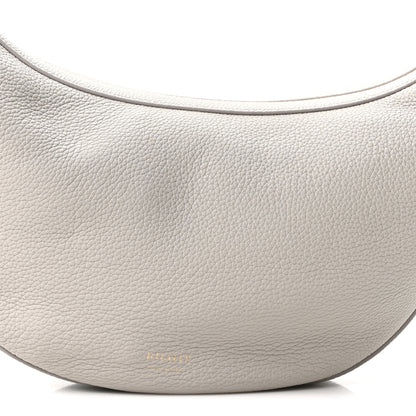 Khaite Pebbled Calfskin Augustina Small Crossbody Light Grey 7 of 10