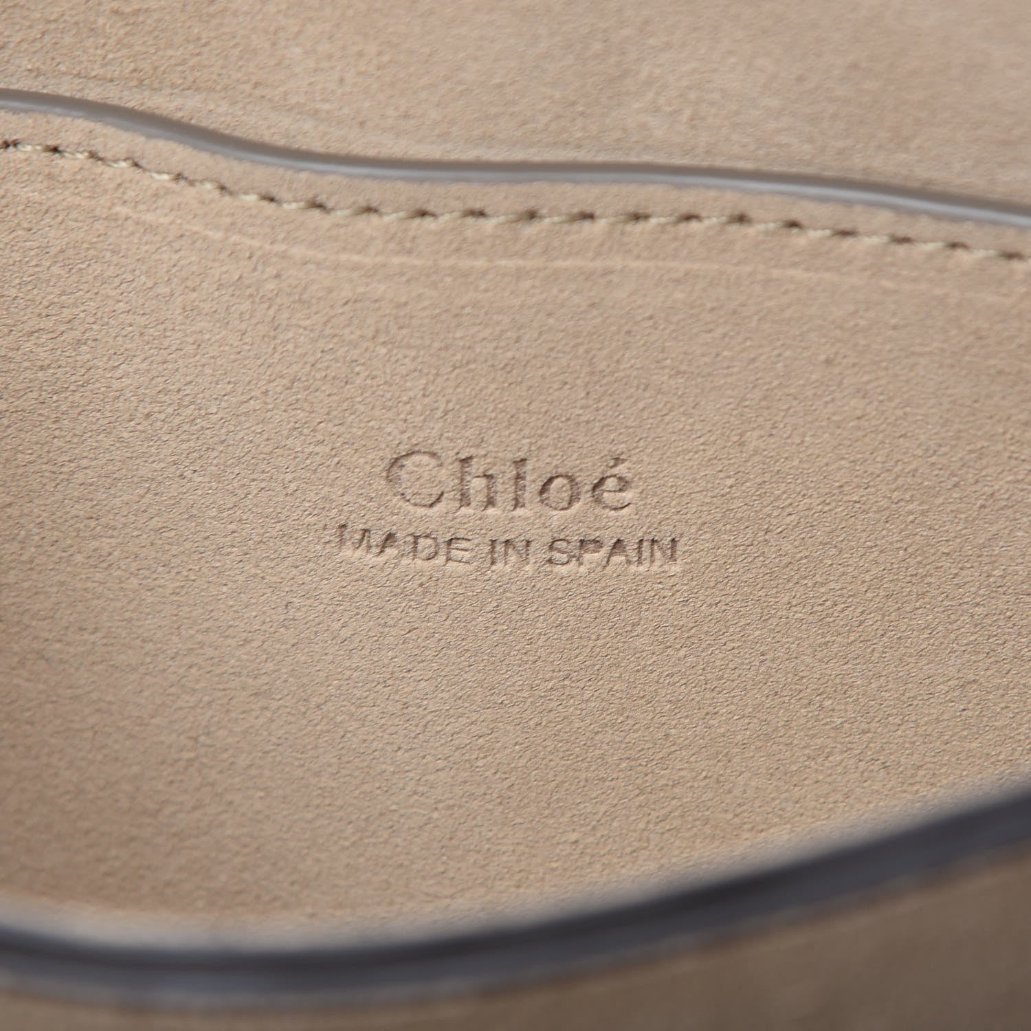 Chloe Suede Calfskin Small Faye Shoulder Bag Motty Grey 6 of 8