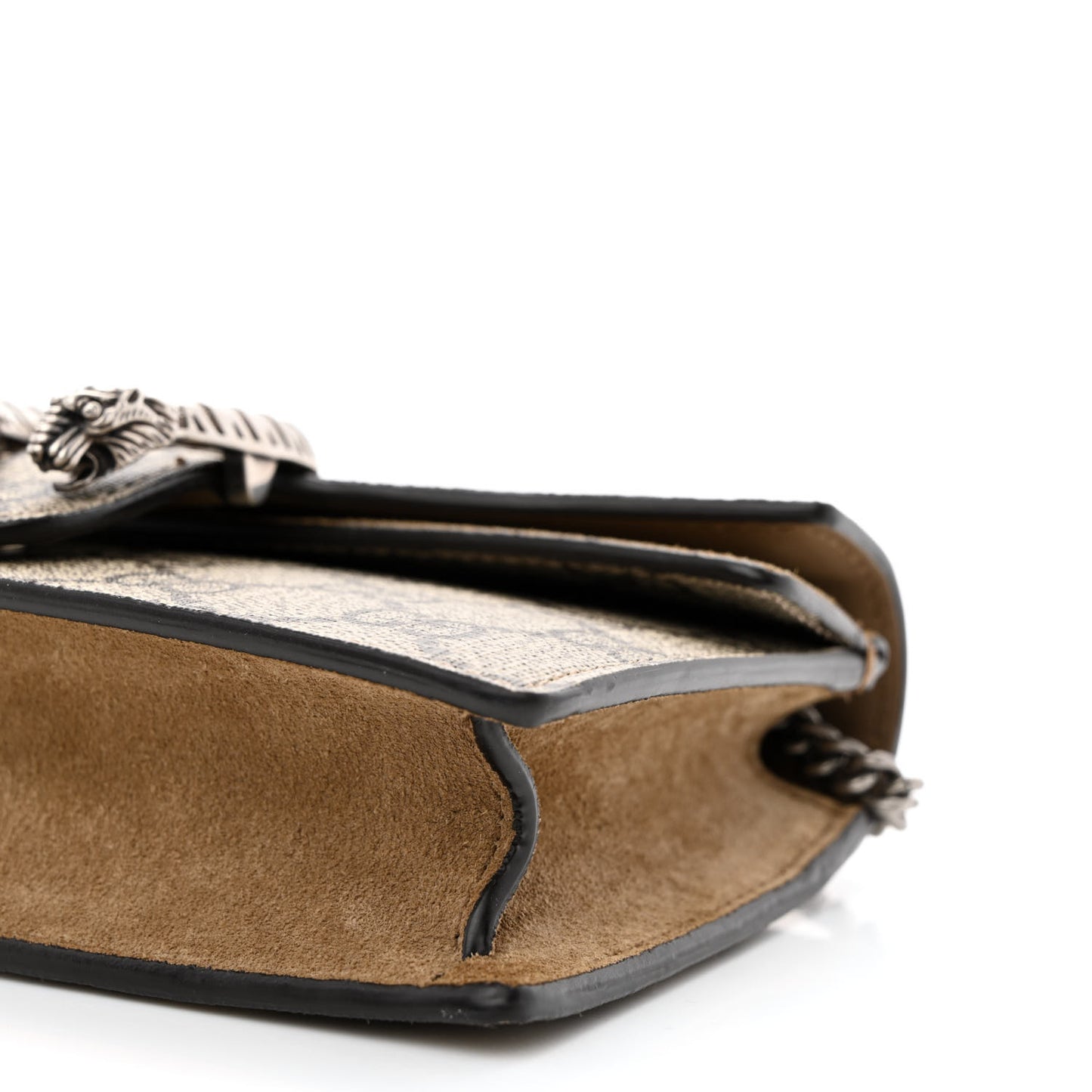 GG Supreme Monogram Super Mini Dionysus Shoulder Bag Taupe