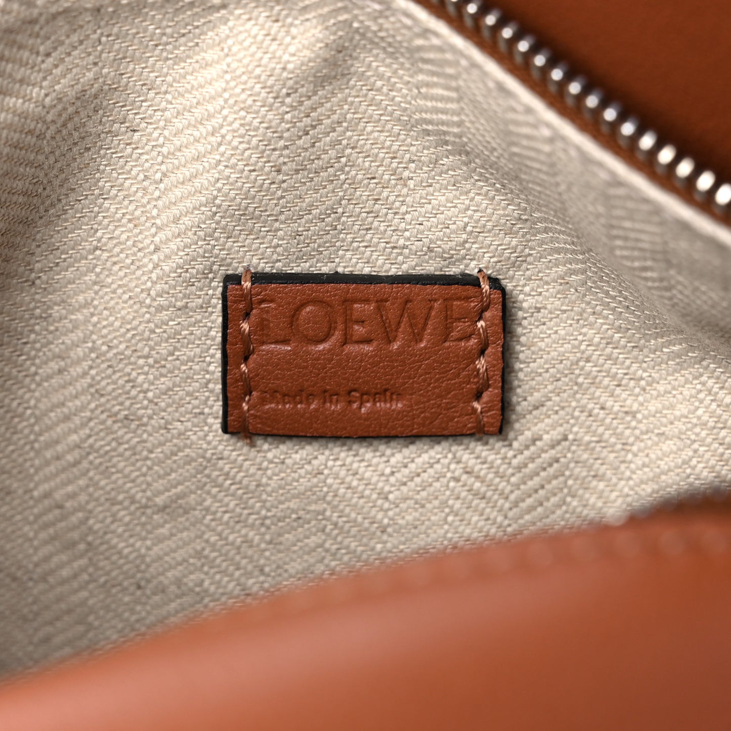 Calfskin Mini Puzzle Bag Tan