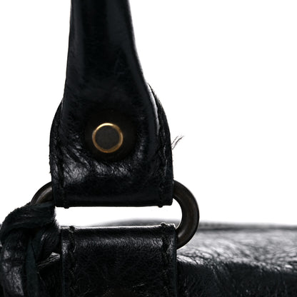 Balenciaga Agneau Classic Hardware Weekender Black 16 of 19