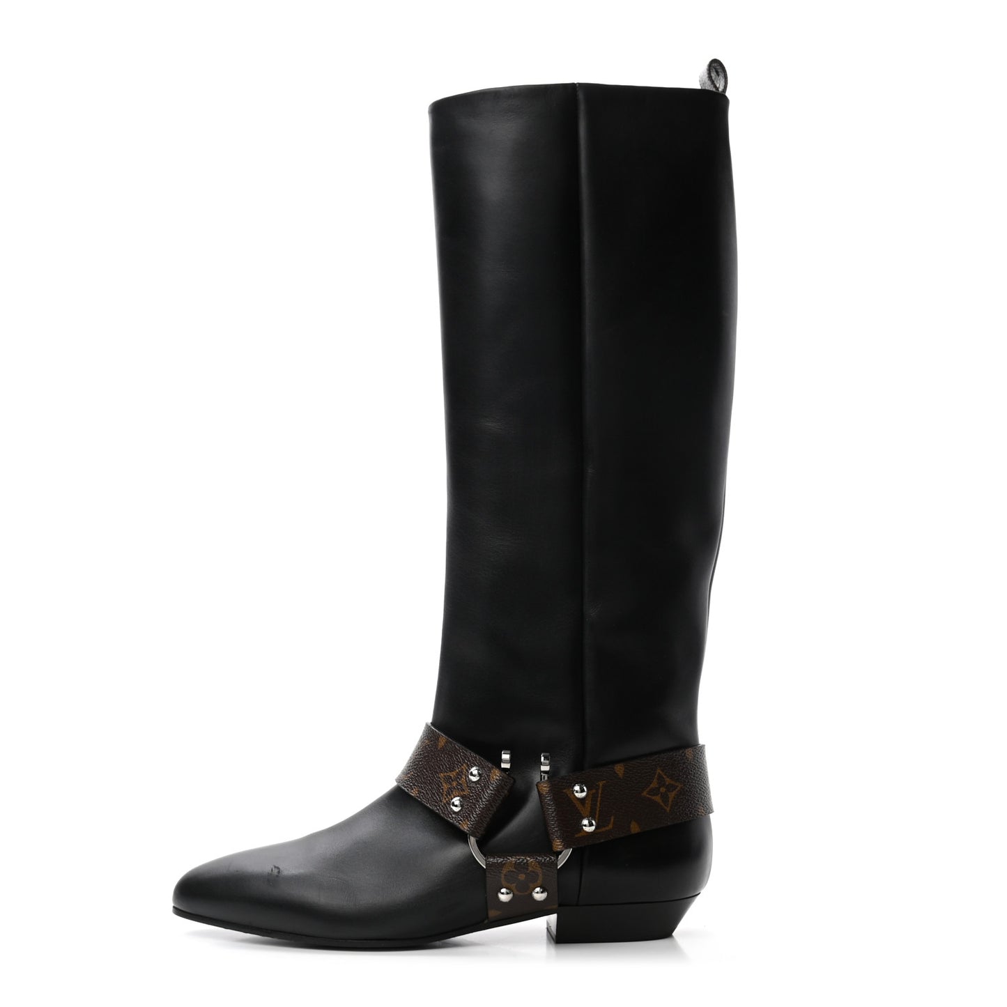 Calfskin Monogram Rhapsody High Boots 40 Black
