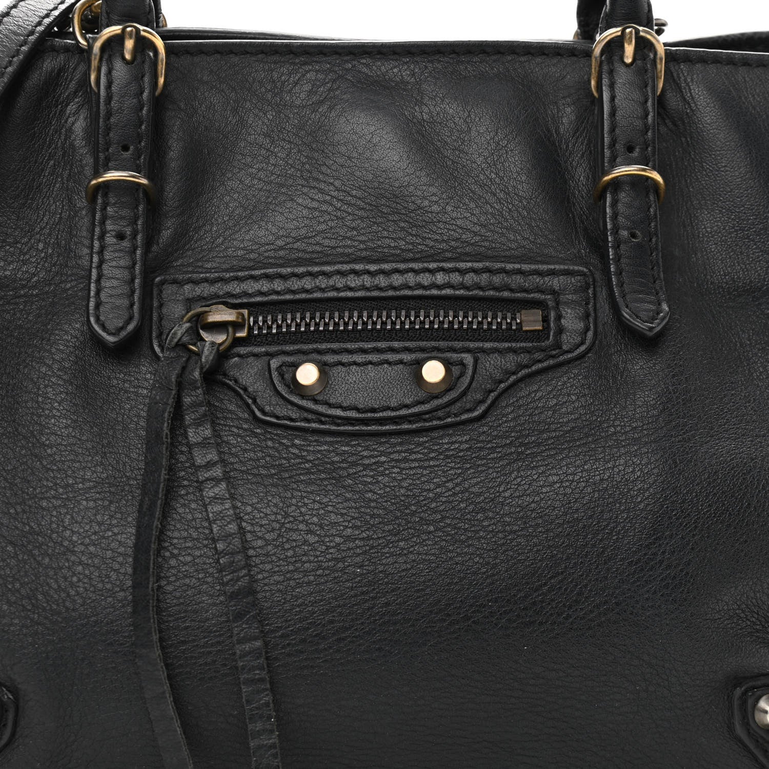 Balenciaga Calfskin Papier Mini A4 Tote Black 11 of 11