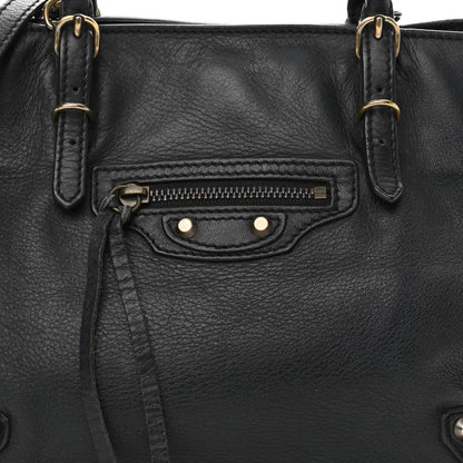 Balenciaga Calfskin Papier Mini A4 Tote Black 11 of 11