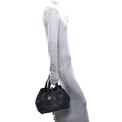 Christian Dior Calfskin Macrocannage Medium Toujours Black 2 of 11
