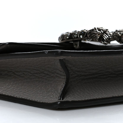 Gucci Dollar Calfskin Crystal Super Mini Dionysus Shoulder Bag Dusty Grey Black Diamond 8 of 9