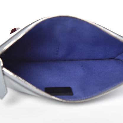 Fendi Vitello Elite Studded Hypnoteyes Zip Pouch Polvere Multicolor 5 of 9
