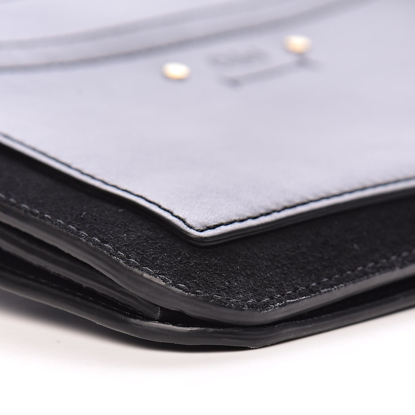Calfskin Suede Small Roy Bag Black