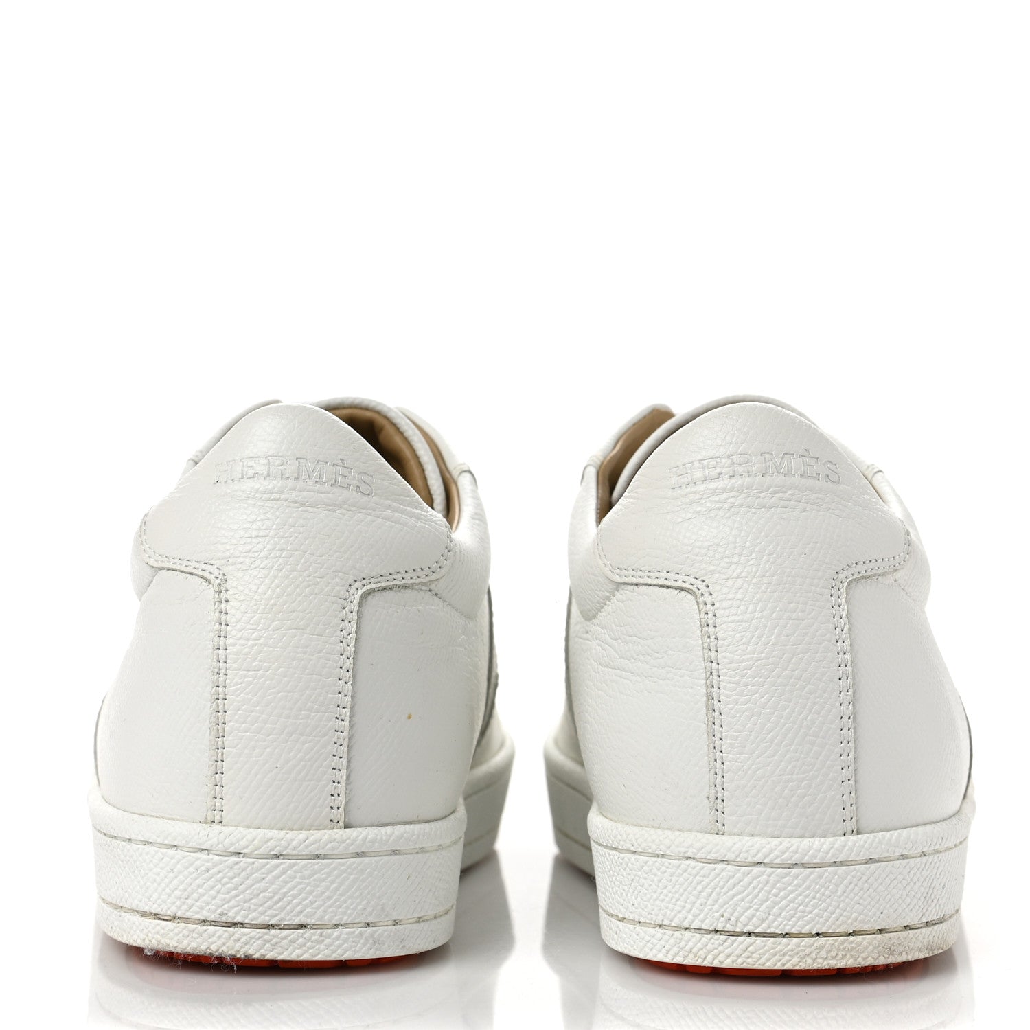 Hermes Epsom Womens Boomerang Sneakers 39 White 5 of 9