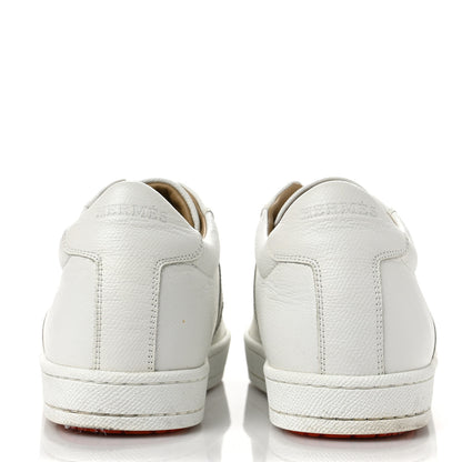 Hermes Epsom Womens Boomerang Sneakers 39 White 5 of 9