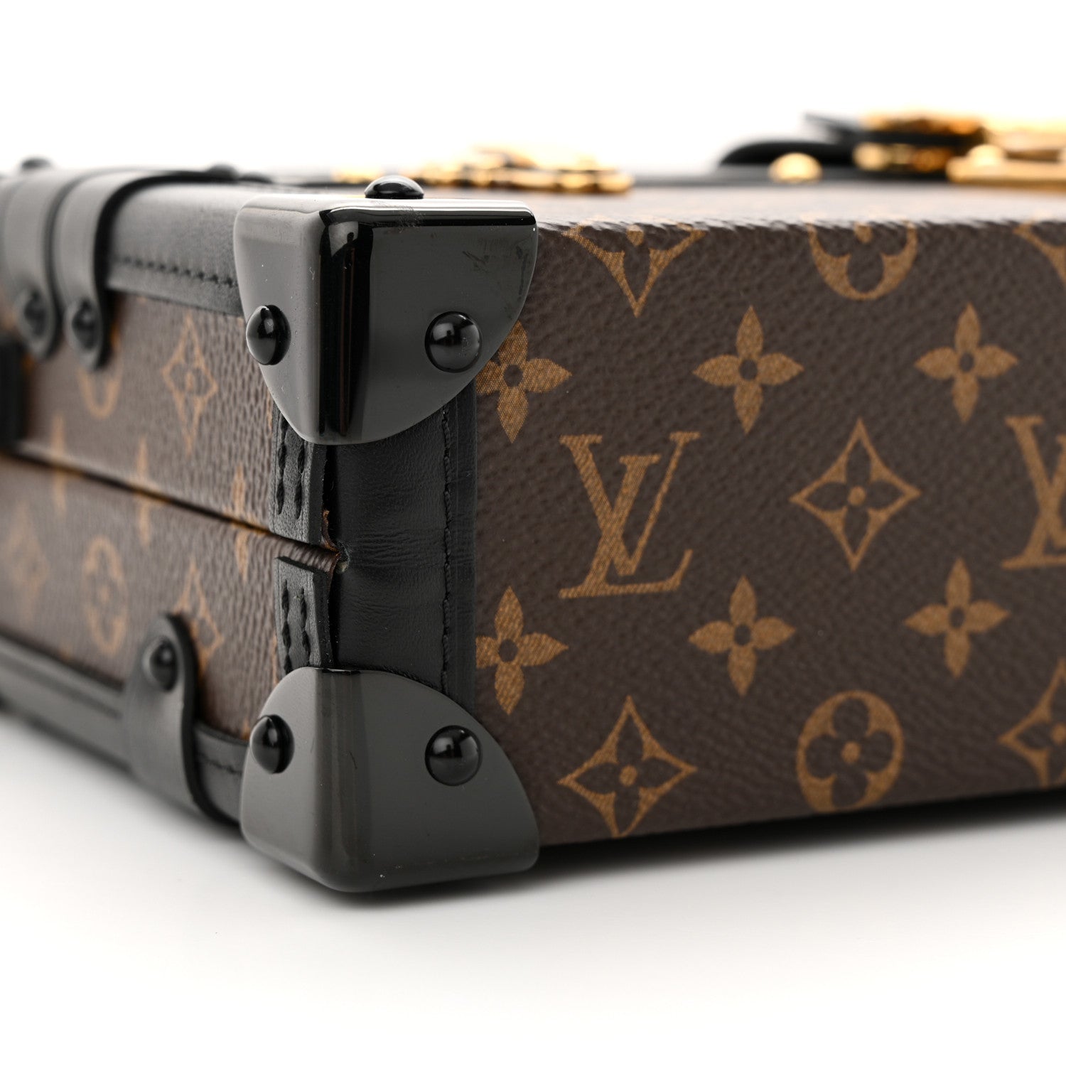 Louis Vuitton Monogram Petite Malle East West Black 9 of 11