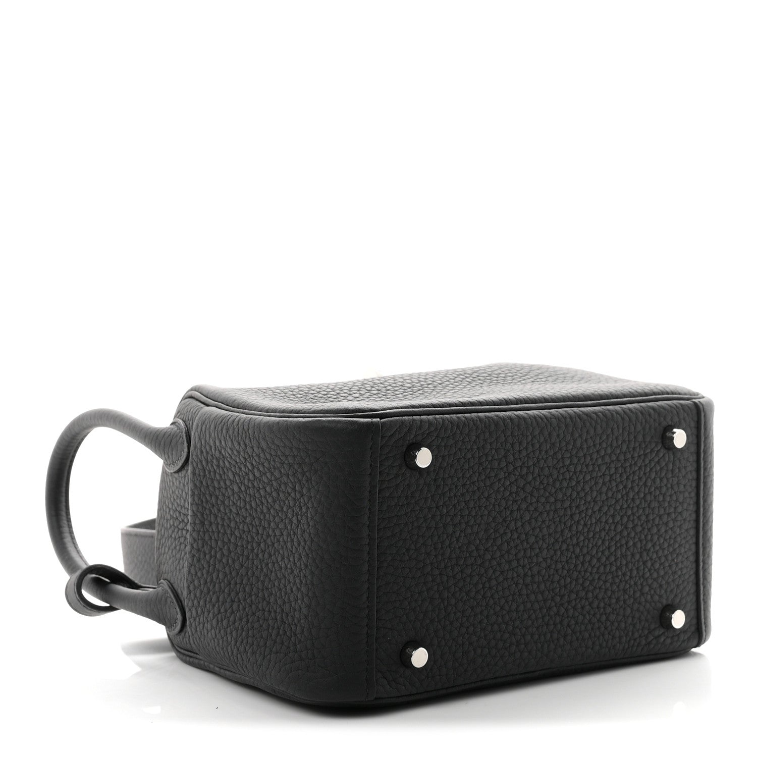 Hermes Taurillon Clemence Mini Lindy 20 Black 4 of 11