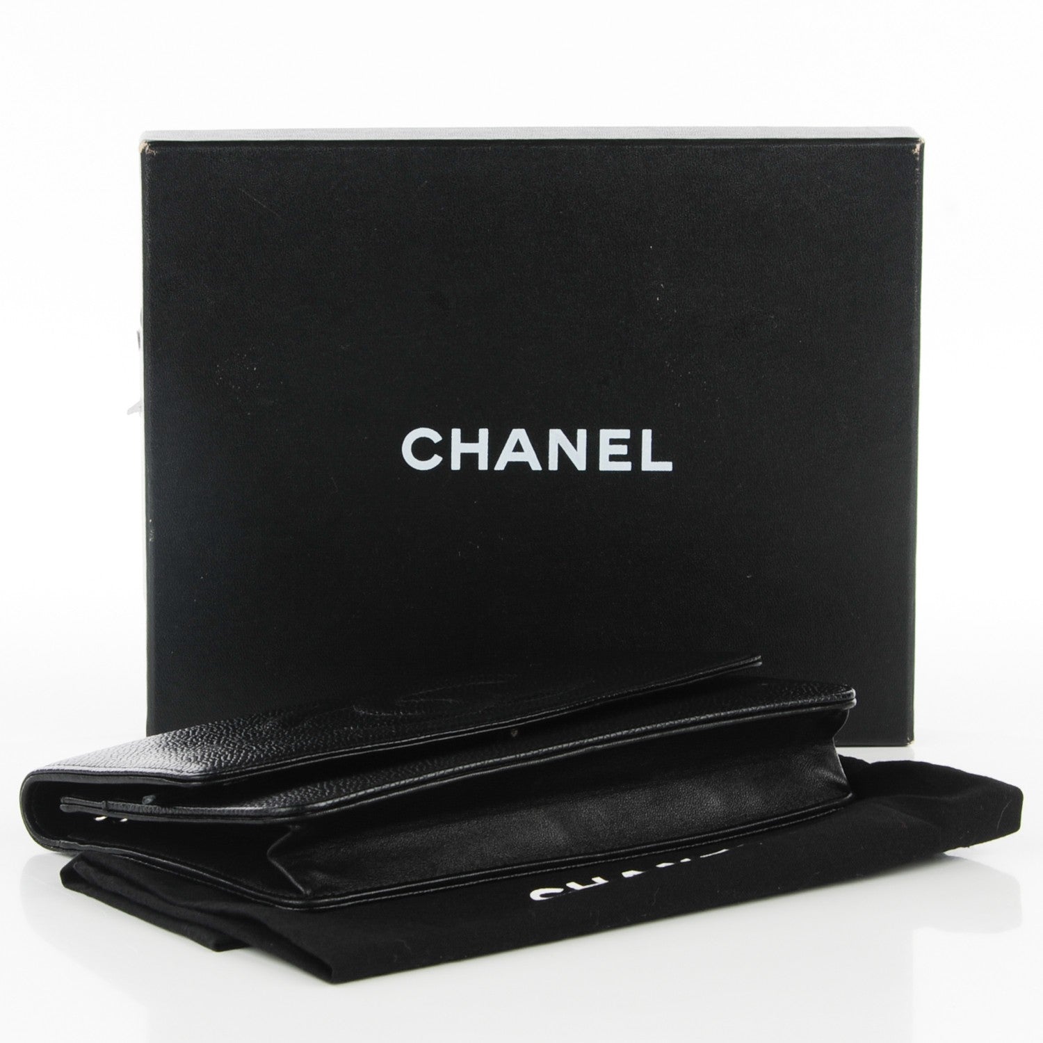 Chanel Caviar Timeless CC Wallet on Chain WOC Black 4 of 8