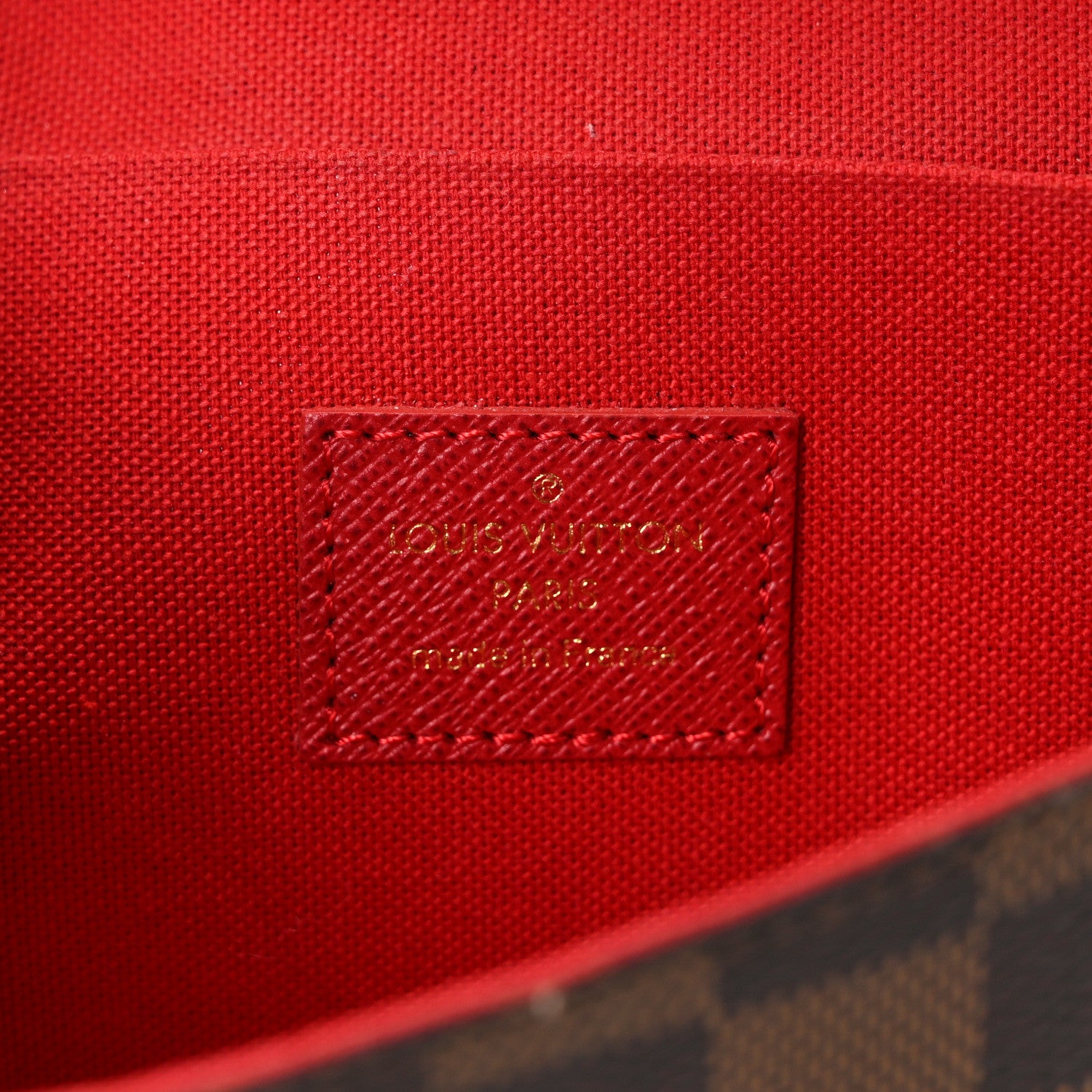 Louis Vuitton Damier Ebene Pochette Felicie Chain Wallet 6 of 8