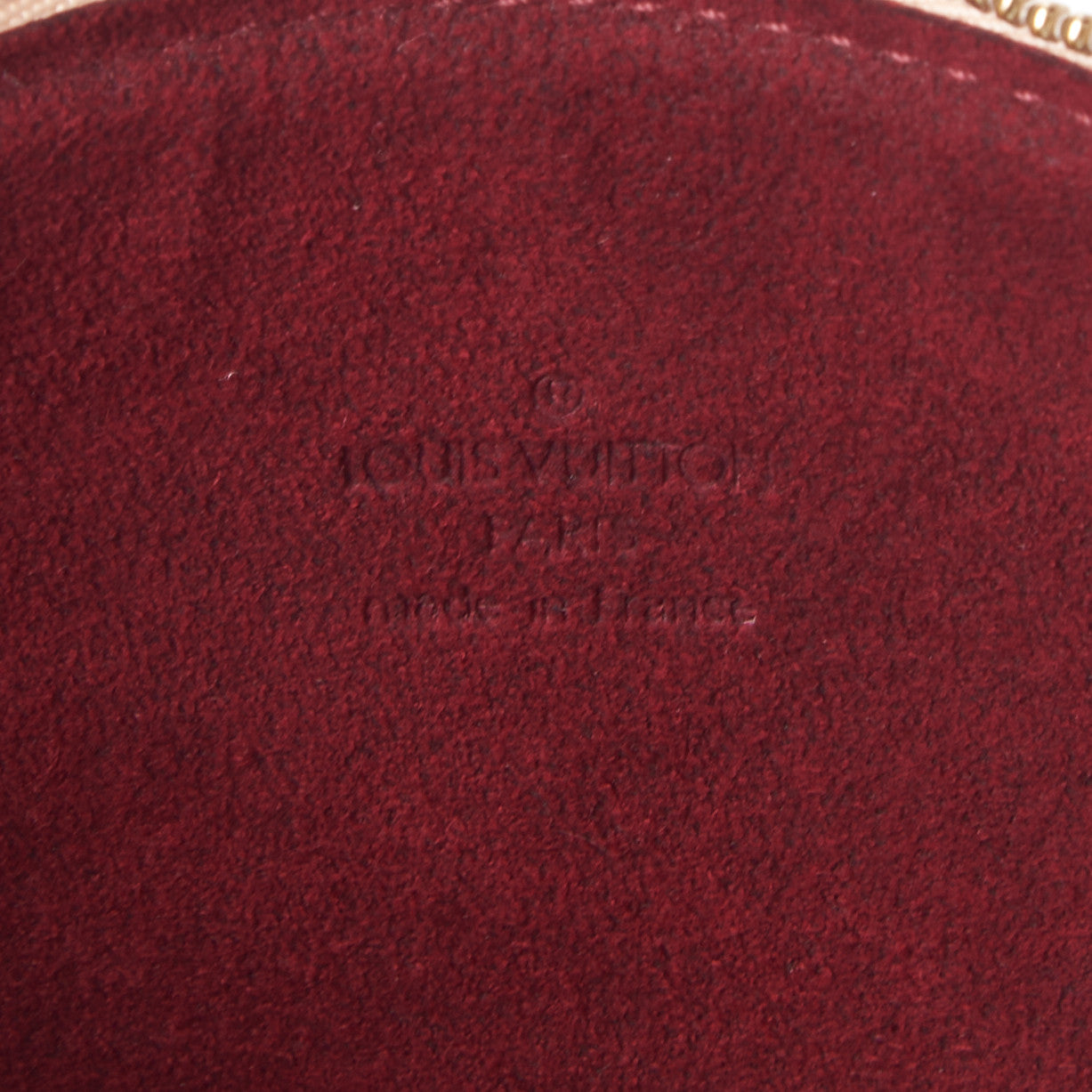 Monogram Multicolor Pochette Accessories White