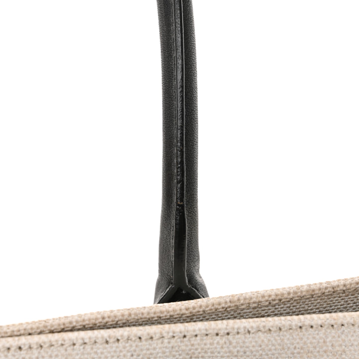 Linen Calfskin Rive Gauche Tote Optic White
