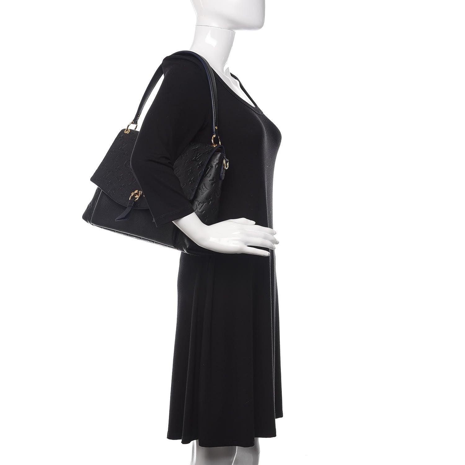 Louis Vuitton Empreinte Blanche MM Black 2 of 10