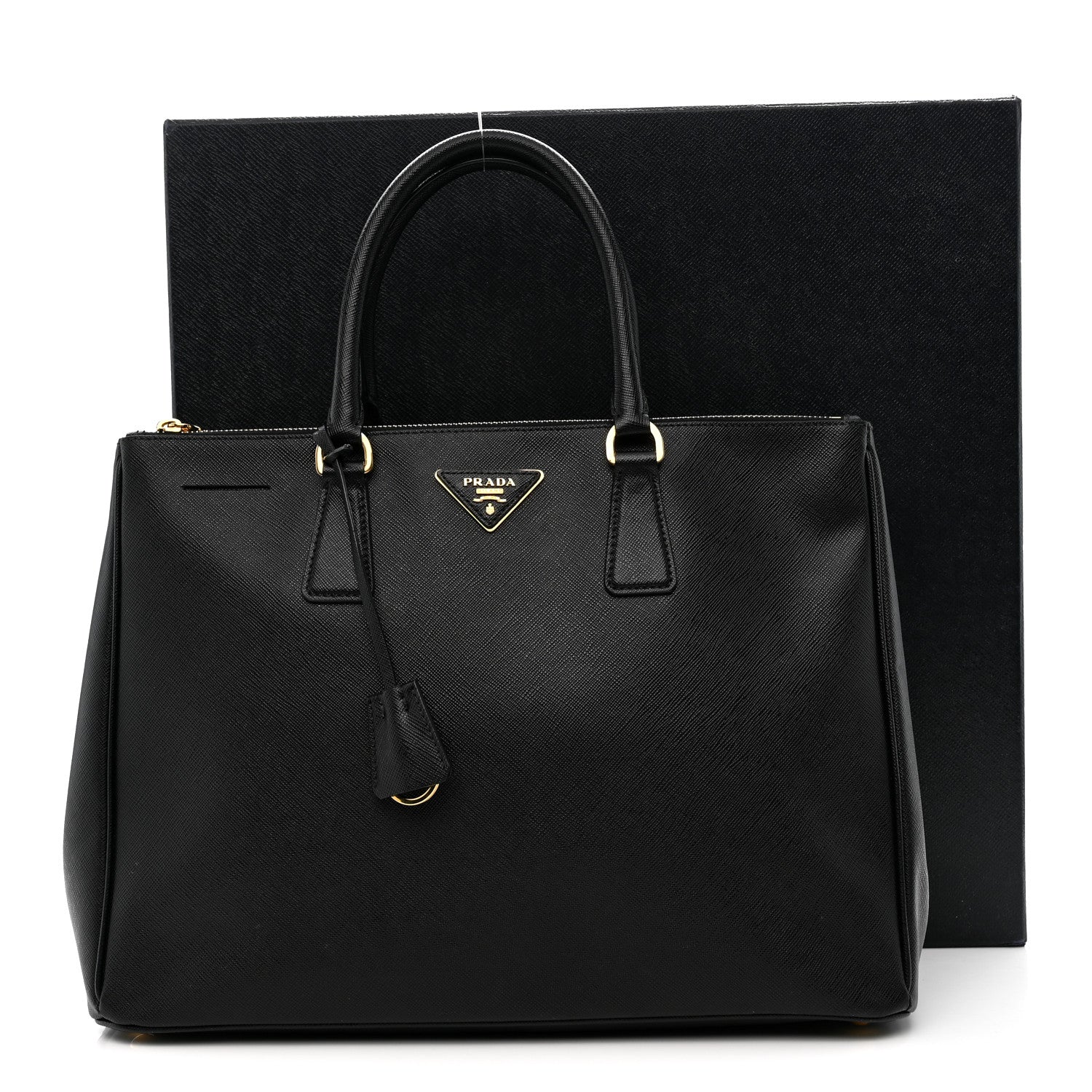 Prada Saffiano Large Galleria Double Zip Tote Black 14 of 14