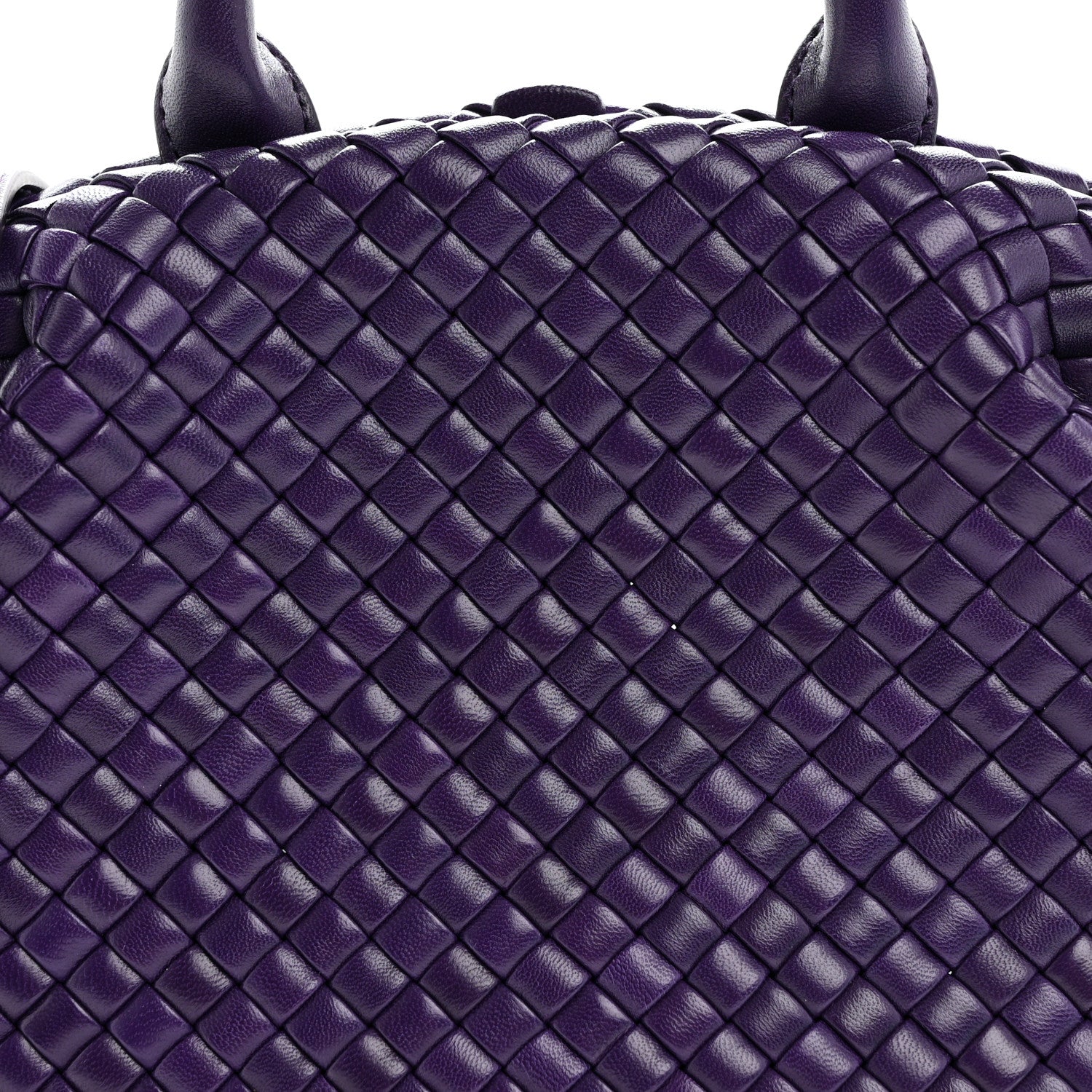 Bottega Veneta Nappa Intrecciato Small Padded The Handle Tote Purple 8 of 12