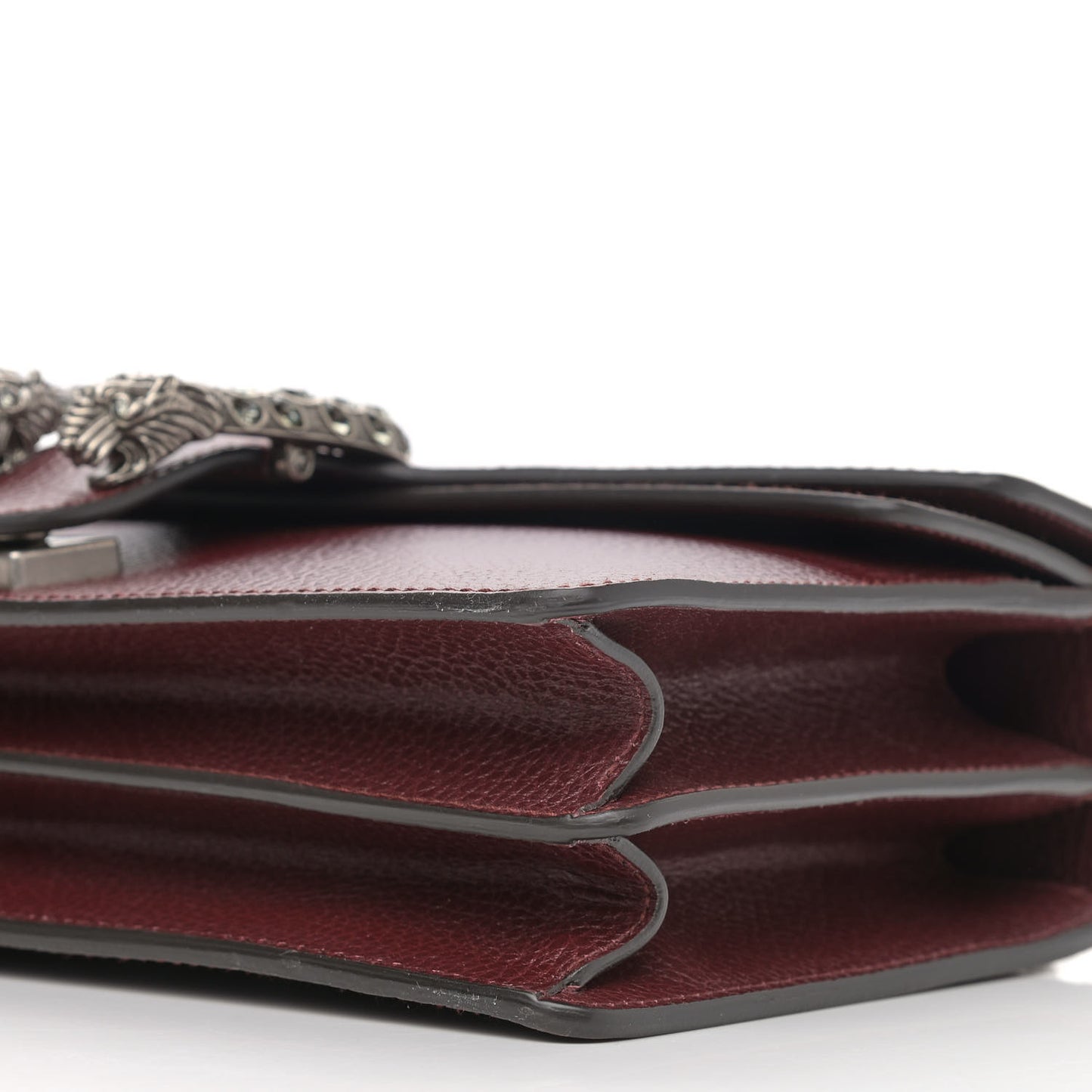 Dollar Calfskin Crystal Small Dionysus Shoulder Bag Vintage Bordeaux