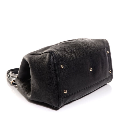 Gucci Pebbled Calfskin Medium Soho Shoulder Bag Black 4 of 9