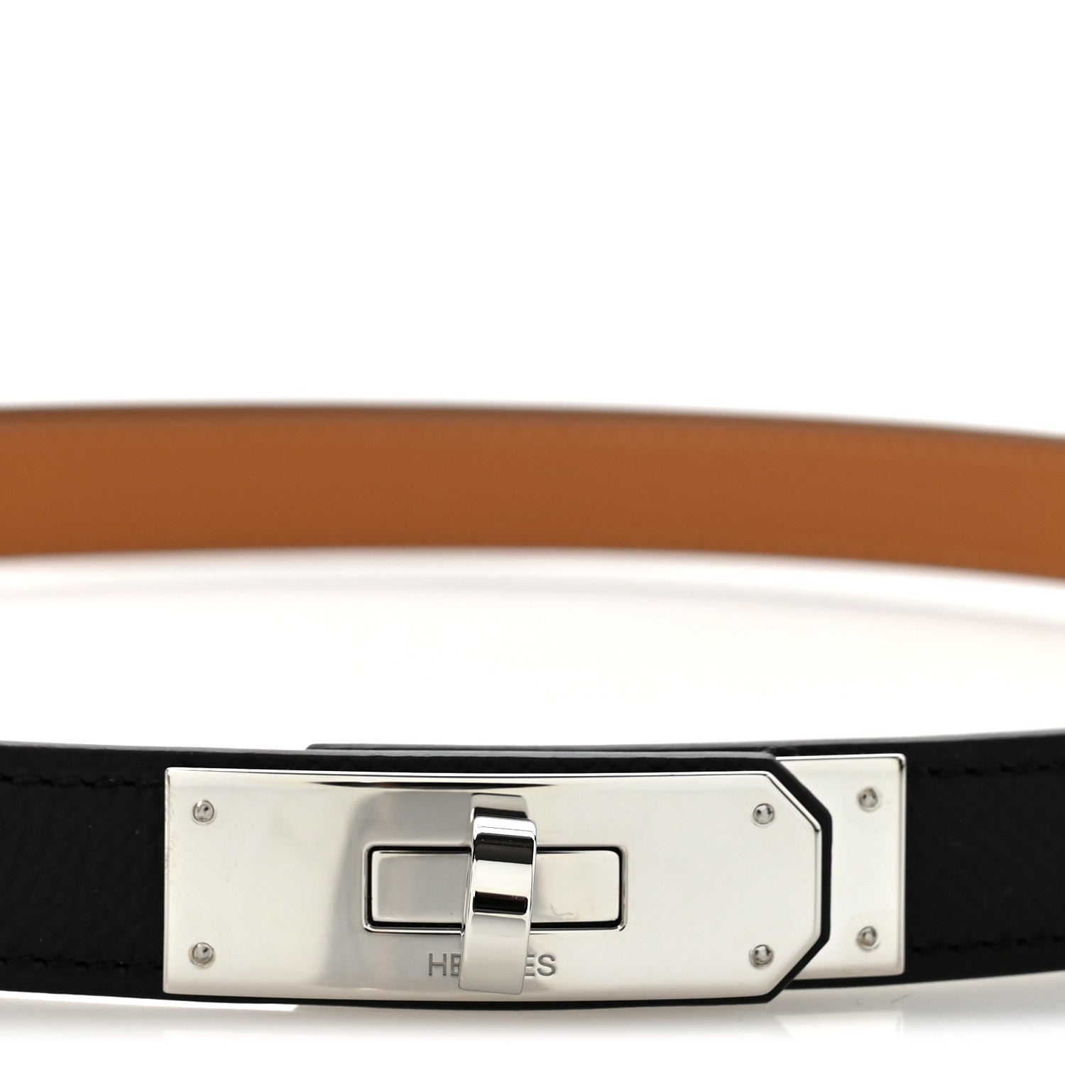Hermes Epsom Kelly Belt Black 4 of 5