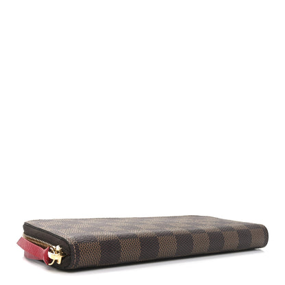 Louis Vuitton Damier Ebene Clemence Wallet Cherry 4 of 6
