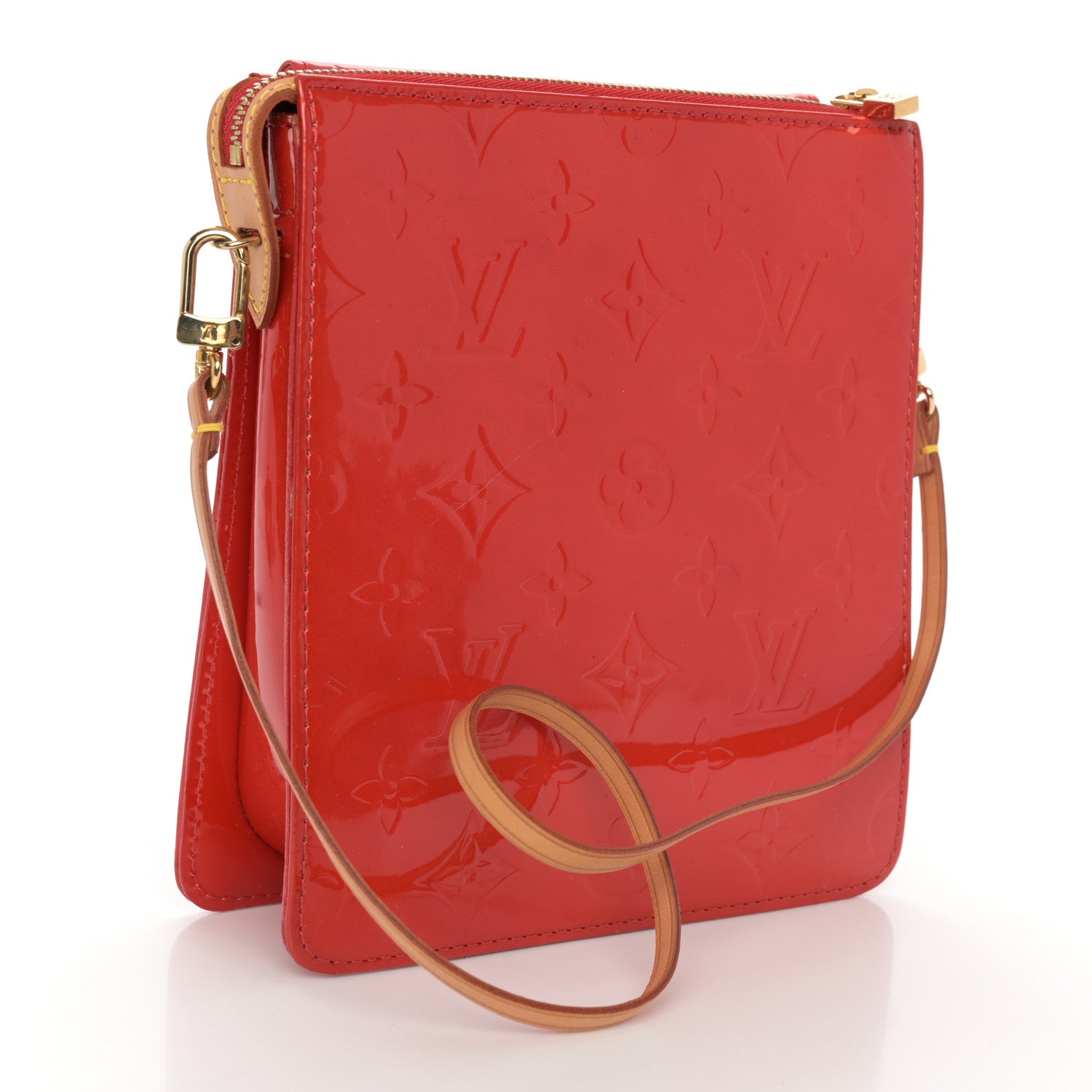 Louis Vuitton Vernis Mott Red 3 of 11