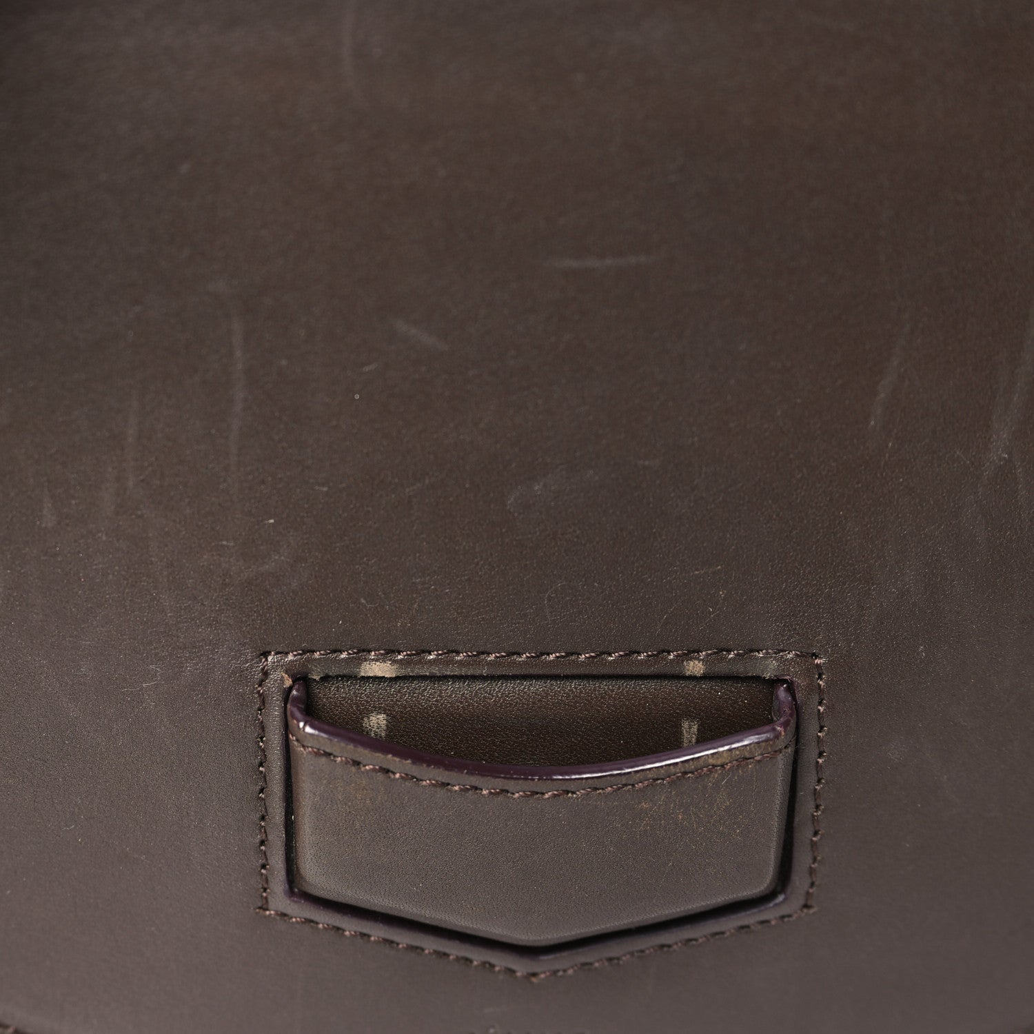 Celine Smooth Calfskin Small Trotteur Dark Brown 10 of 11