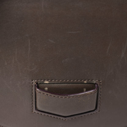 Celine Smooth Calfskin Small Trotteur Dark Brown 10 of 11