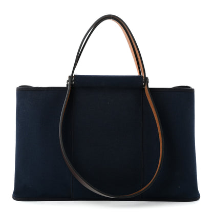 Hermes Toile Cabag 39 Bleu Nuit 1 of 10
