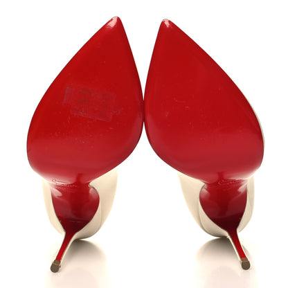 Christian Louboutin Nappa Corneille 100 Pumps 36 Snow 6 of 9