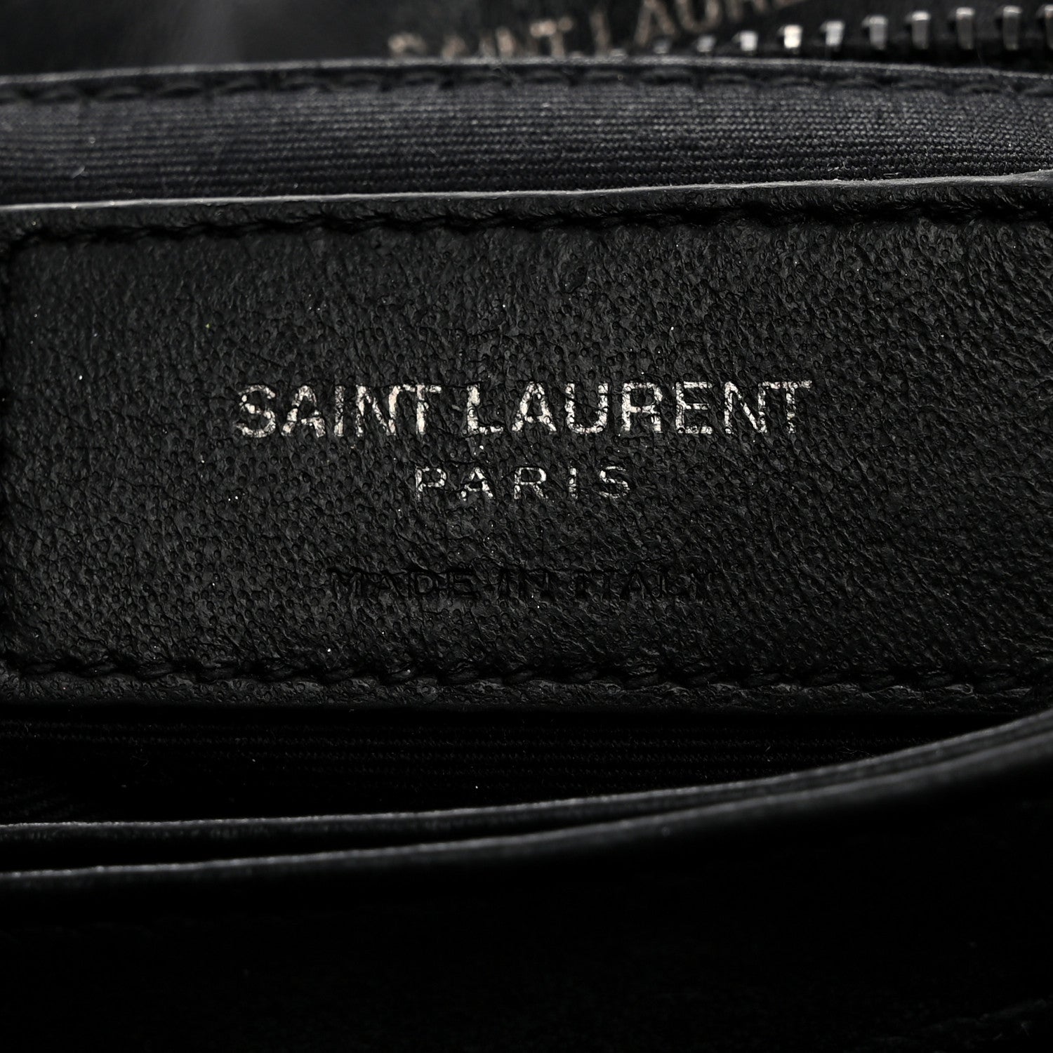 Saint Laurent Calfskin Y Quilted Monogram Toy Loulou Crossbody Bag Black 7 of 11