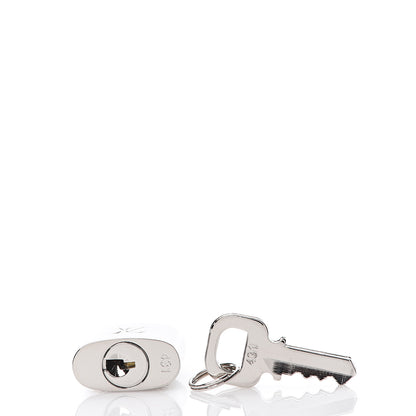 Louis Vuitton Polished Silver Lock and 2 Keys Set #431 2 of 3