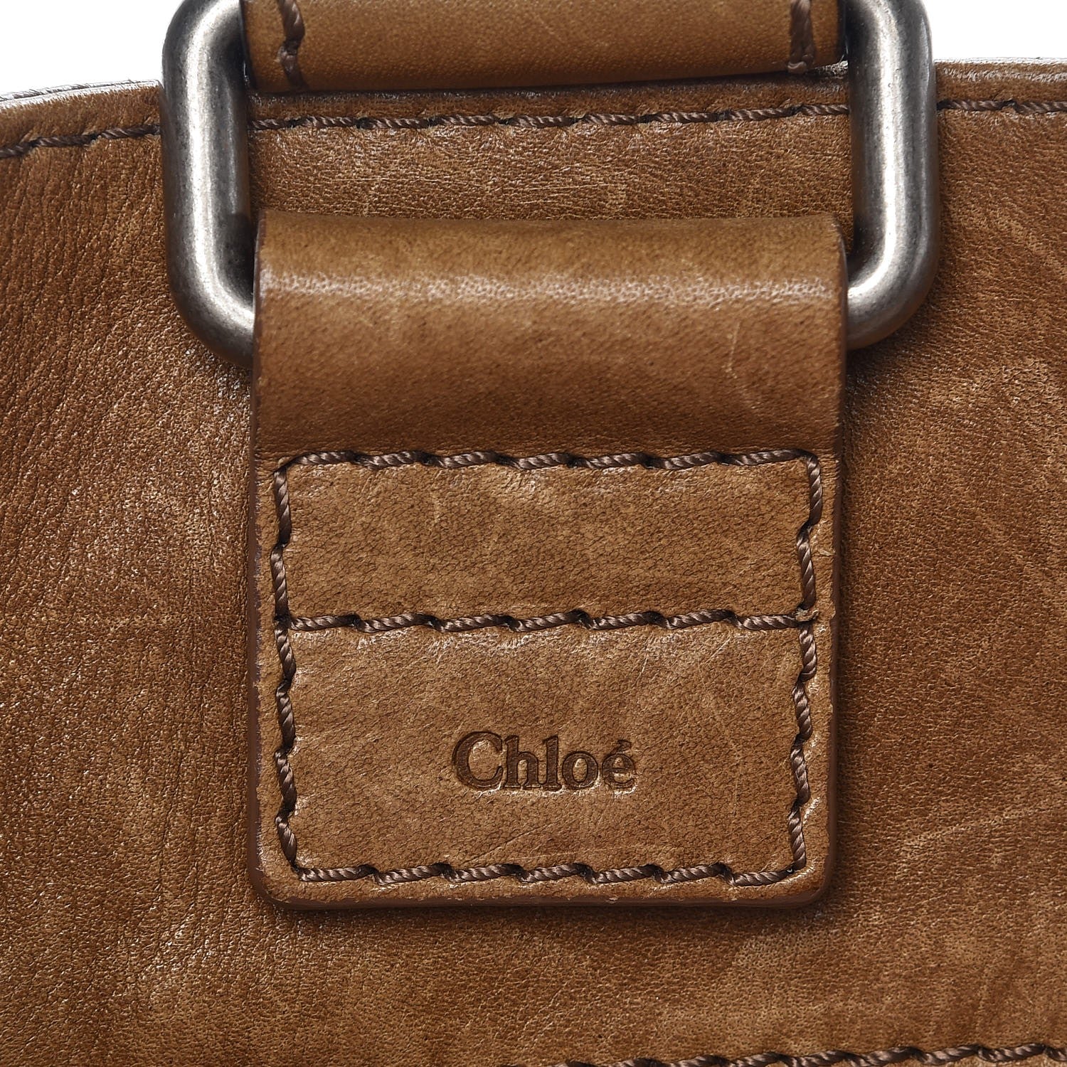 Chloe Denim Calfskin Tote Dark Blue 11 of 17