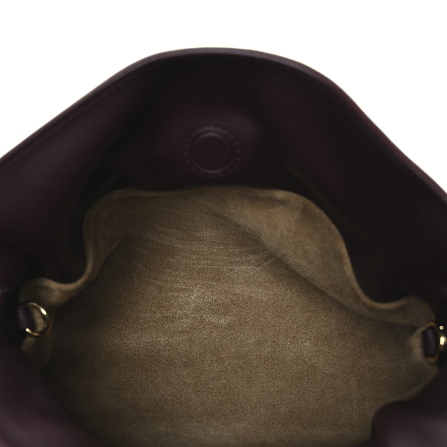 Calfskin Flamenco Knot Clutch Prune