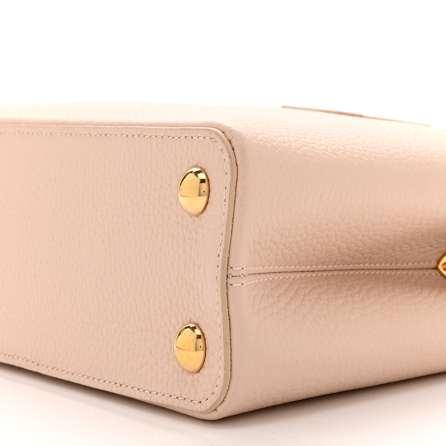 Louis Vuitton Taurillon Enamel Flower Chain Capucines BB Beige Yellow Creme 9 of 9