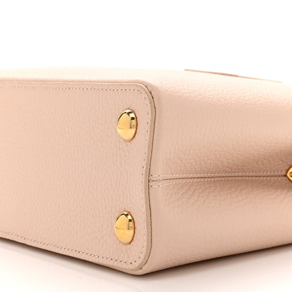 Louis Vuitton Taurillon Enamel Flower Chain Capucines BB Beige Yellow Creme 9 of 9