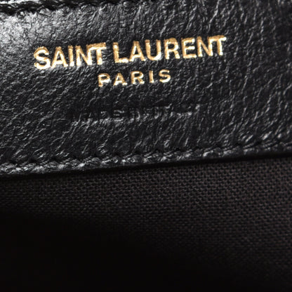 Saint Laurent Linen Calfskin Rive Gauche Tote Natural 6 of 8