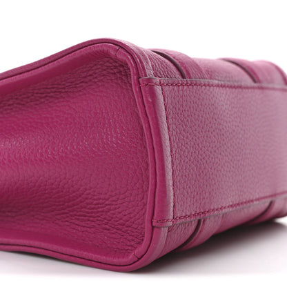 Marc Jacobs Grained Calfskin Mini The Tote Bag Lipstick Pink 9 of 10