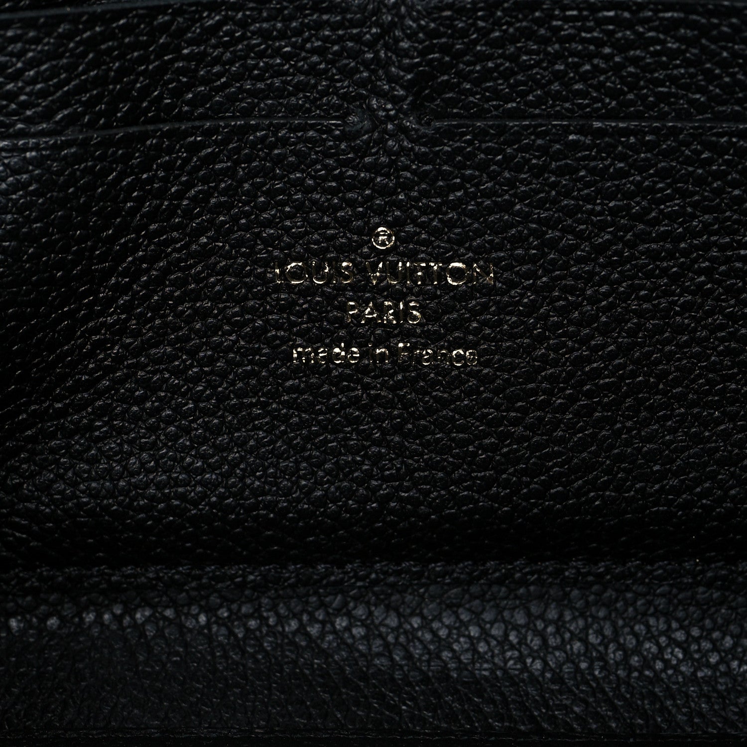 Louis Vuitton Empreinte Zippy Wallet Black 6 of 7
