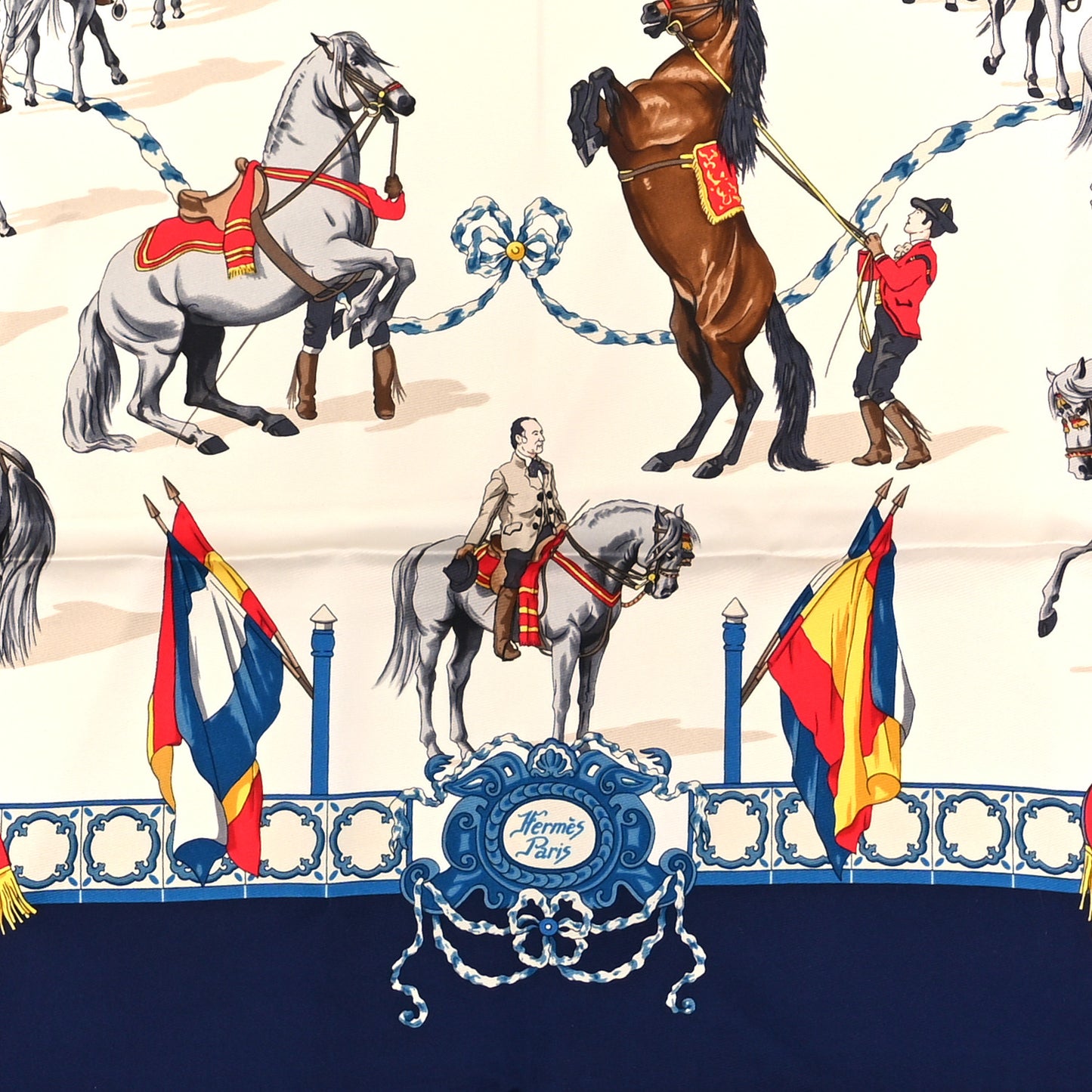 Silk Real Escuela Andaluza Del Arte Ecuestre Scarf 90