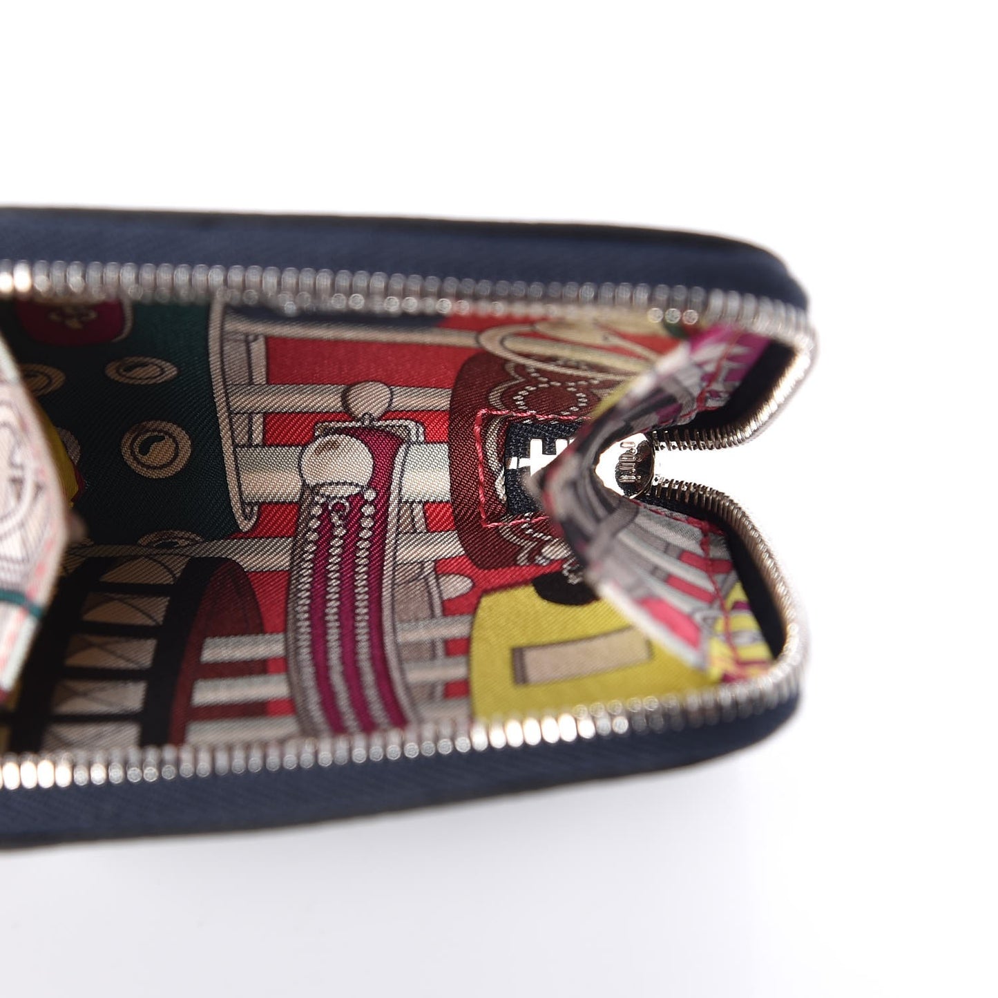 Epsom Silk'in Coin Purse Bleu Indigo