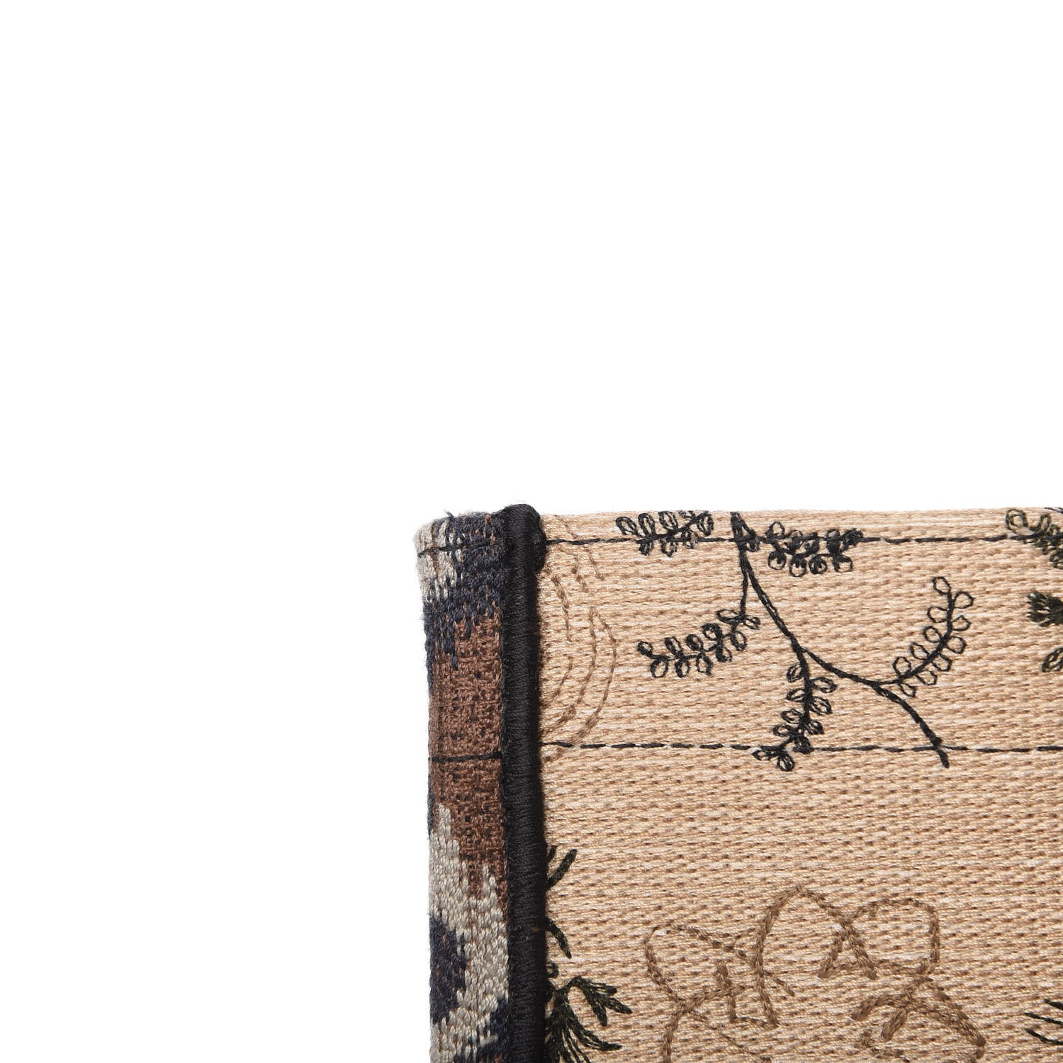 Christian Dior Canvas Embroidered Large Broderie Dior Flowers Book Tote Multicolor 13 of 13